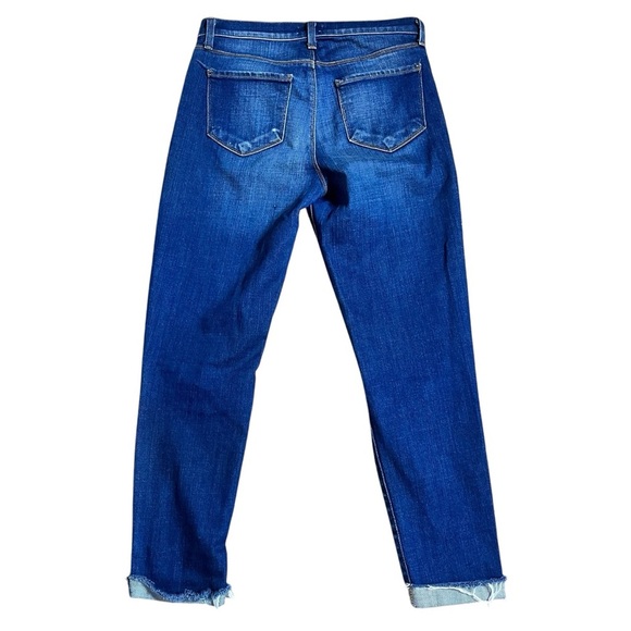L'AGENCE Rachel Ripped Crop Slim Fit
Blue Slouch Cuffed Jeans Size 26
High Rise - Picture 7 of 11